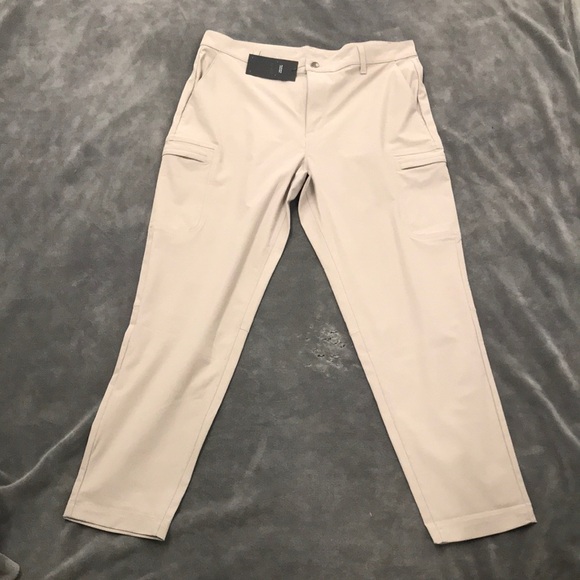 Fabletics Beige Pants 36x32 *New - Picture 1 of 7